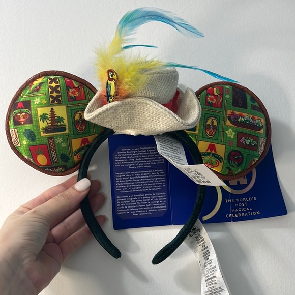 Disney’s 50th Anniversary Limited Edition Tikki Room Ears - Picture 1 of 4
